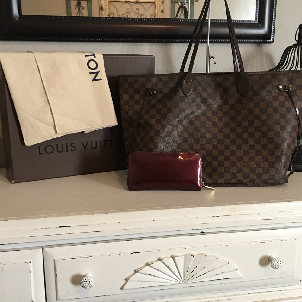 ❤️Neverfull Damier GM with Vernis Wallet❤️